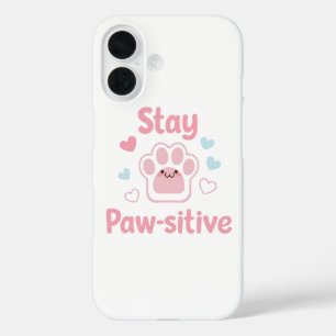 Inspirierender Hund- und Katzenliebhaber-Zitat iPhone 16 Hülle