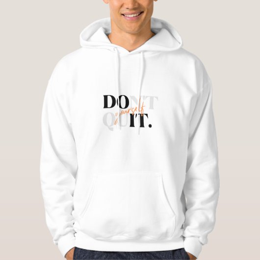 Inspirierender Kapuzenpullover Hoodie (Vorderseite)