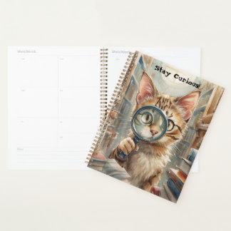 inspirierender Katzenkalender Notizbuch Planer