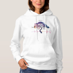 Inspirierender Lebendiger Baum-Puls Hoodie