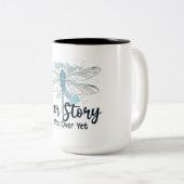 Inspirierender Libelle Zweifarbige Tasse (VorderseiteRechts)