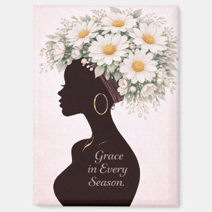 Inspirierender Magnet 'Gnade in jeder Jahreszeit'