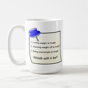 Inspirierender Motivierender Gewichtsverlust-Beche Kaffeetasse