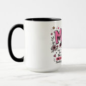 Inspirierender Mutter-Titel über Königin Tasse (Links)