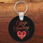 Inspirierender Schlüsselanhänger 'Keep Smiling' (Rückseite)