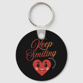 Inspirierender Schlüsselanhänger 'Keep Smiling' (Rückseite)