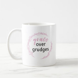 Inspirierender Spruch: Gnade statt Groll Kaffeetasse