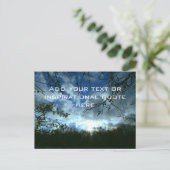 Inspirierender Spruch oder Text - Himmel Postkarte (Stehend Vorderseite)