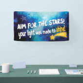 Inspirierender Stern-Lehrer-Klassenzimmer Banner (Messe)