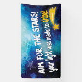 Inspirierender Stern-Lehrer-Klassenzimmer Banner (Vertikal)