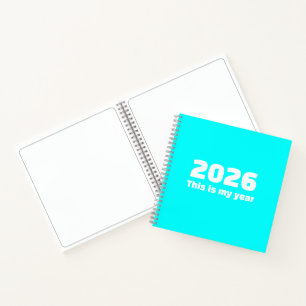 Inspirierendes 2026 Journal Spiral Notizbuch