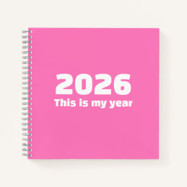 Inspirierendes 2026 Journal Spiral Notizbuch