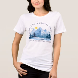 Inspirierendes Berg-T-Shirt  Tri-Blend Shirt