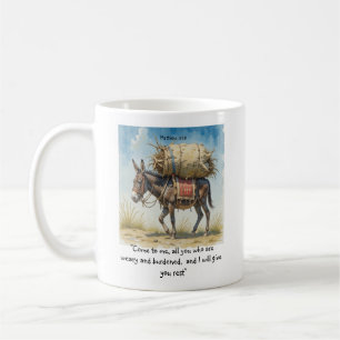 Inspirierendes Bibel-Schriftzitat Matt Kaffeetasse
