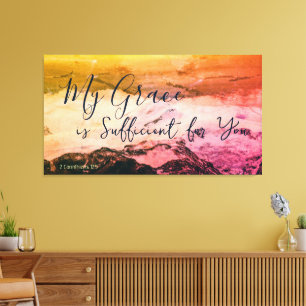 Inspirierendes Bibelvers christliche Wandkunst Leinwanddruck