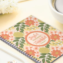 Inspirierendes Blumenjournal – Fröhliche Momente