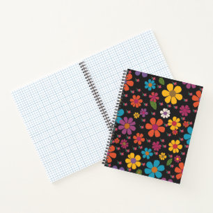 Inspirierendes Blumenjournal Notizblock