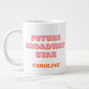 Inspirierendes Broadway-Schauspieler-Zitat Persona Jumbo-Tasse