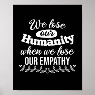 inspirierendes Empathieangebot Poster