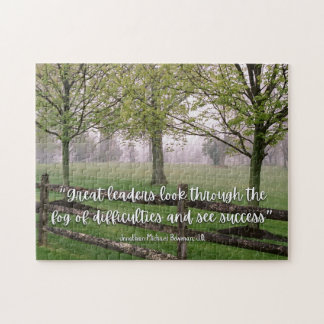 Inspirierendes Führungszitat-Puzzle Puzzle