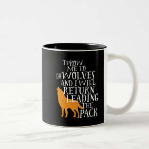 Inspirierendes Führungszitat Starke Führer Zweifarbige Tasse