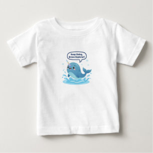 Inspirierendes Geschenk für Kinder, die Tiere lieb Baby T-shirt