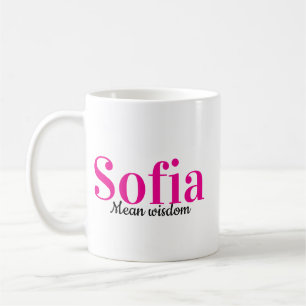 Inspirierendes Geschenk Personalisierter Name & Be Kaffeetasse
