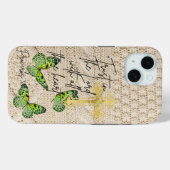 Inspirierendes Glaubensstrickwaren Grüner Schmette Case-Mate iPhone Hülle (Rückseite (Horizontal))