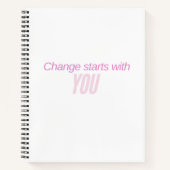 Inspirierendes Journal Notizblock (Vorderseite)