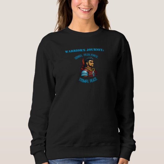 Inspirierendes Krieger-Sweatshirt Sweatshirt (Vorderseite)