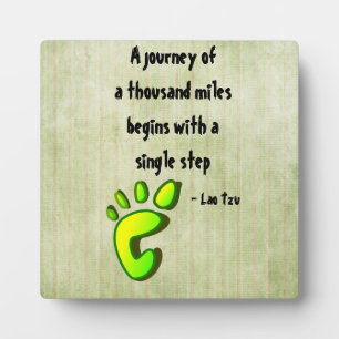 inspirierendes Lao Tzu Zitat Fotoplatte