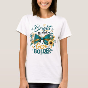 Inspirierendes Lehrer-Wachstumsdenken-Grafik-Shirt T-Shirt