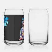 Inspirierendes Mädchen Grafik Dosenglas (Rechts)