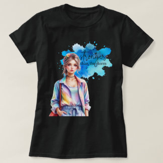 Inspirierendes Mädchen Grafik T-Shirt