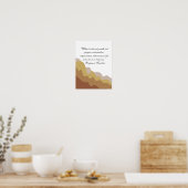 inspirierendes minimalistisches Design Poster (Küche)