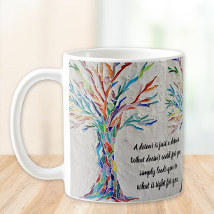 inspirierendes Motivierend Zitat Kaffeetasse