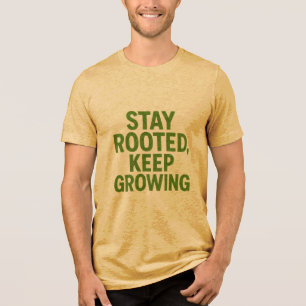Inspirierendes Naturdesign für Wachstum & Stärke Tri-Blend Shirt