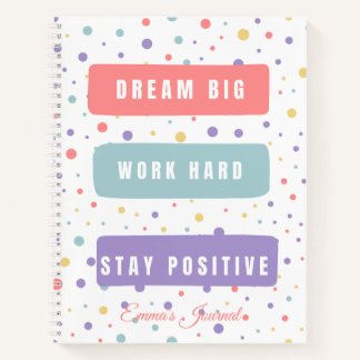 Inspirierendes Notizbuch