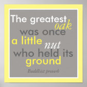 inspirierendes Plakat zitieren buddhistisches Spri (Vorne)