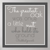 inspirierendes Plakat zitieren buddhistisches Spri (Vorne)