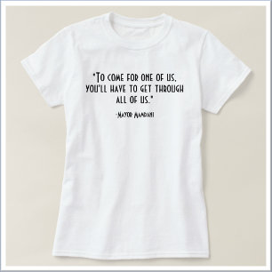 Inspirierendes politisches Zitat VORNE&HINTEN T-Shirt