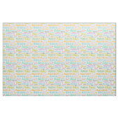 inspirierendes positives Wortmuster Stoff (Fat Quarter (45,7 x 55,9 cm))