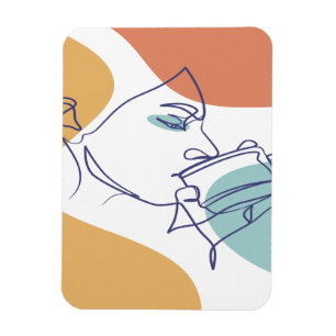 Inspirierendes Positives Zitat Moderne Typografie Magnet