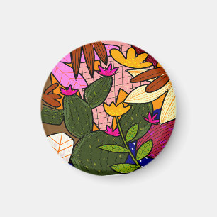 Inspirierendes positives Zitat moderne Typografie Magnet