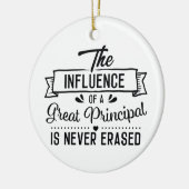 inspirierendes Schulprinzips Keramik Ornament (Links)