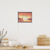 inspirierendes Shedlight Walt Whitman Zitat Poster (Küche)