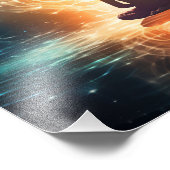 inspirierendes spirituelles Erwachen Fotodruck (Ecke)