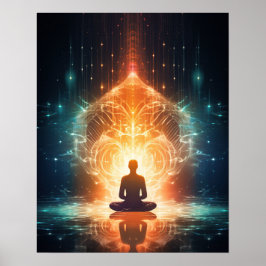 inspirierendes spirituelles Erwachen Poster