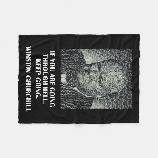 inspirierendes statistisches Zitat von Winston Chu Fleecedecke (Vorderseite (Horizontal))