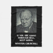 inspirierendes statistisches Zitat von Winston Chu Fleecedecke (Vorderseite)